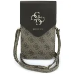 Phone bag Guess Graines 4G AND Classic Logos brown