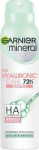 Garnier GARNIER_Mineral Hyaluronic Care 72H deodorant spray Sensit