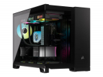 CORSAIR 2500X Micro-ATX korpus, karastatud klaas must