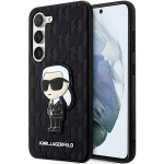 Karl Lagerfeld KLHCS23SSAKLHKPK S23 S911 kaitsekarp must/must Saffiano Monogram Ikonik
