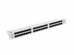 LANBERG Patch Panel 48 port 1U 19" kat.6 UTP szary