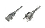 Mercodan Schuko-toitejuhe 2,5 m kuni C13, A+C, H05VV-F 3G1,0mm