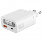 4smarts PDPlug Slim 65W GaN Jojo vahetuprae laadija, valge