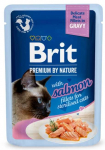 BRIT Premium Delicate Fillets in Gravy Salmon 85g