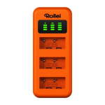 Rollei NP-W126 laadija digikaamera aku USB