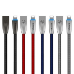 USAMS U-Light punutud kaabel Lightning sinine/sinine 1.2m IPZSUSB03 (US-SJ182)