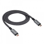 AKYGA AK-USB-45 USB-kaabel USB4 Gen 3x2 1 m USB-C Must