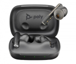 HP Poly Poly Voyager Free 60 UC Carbon Black Earbuds + BT700 USB-C Adapter + Basic Charge Case