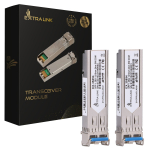 Extralink SFP 1.25G 2-pack | SFP moodul | 1,25Gbps, LC/UPC, 1310nm, 2km, ksikreiim, DOM