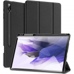 DUX DUCIS kaitsembrise SAMSUNG Tab S9 Plus must, koos pliiatsihoidjaga