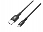 TB Kaabel USB0-Micro USB 2m silikoonmust kiirlaadimine