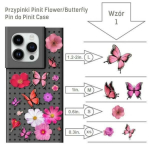 Pinit Dynamic Case Set + Lille/Liblikas Polt iPhone 14 Plus / 15 Plus 6.7" mustriline muster 1