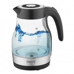Camry | Kettle | CR 1300 | Electric | 2200 W | 1.7 L | Glass | 360 rotational base | Black