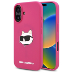 Karl Lagerfeld KLHMP16SSCHPPLF iPhone 16 6.1" fuksja/fuusia hardcase Silikoonist Choupette Head Print MagSafe