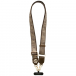 GUESS universaalne rihm GUUCNP4DGMW (4G PU rihm kinnitus kividega metallist logo) pruun