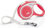 Flexi automatic leash New Comfort XS tape 3 m color red.