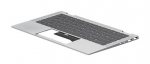 HP SPS-TOP COVER W/KB BL PVCY WWAN GR