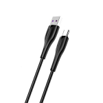 USAMS Kabel U38 USB-C 5A kiirlaadimine OPPO/HUAWEI 1m tarny/must SJ376USB01 (US-SJ376)
