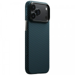 PITAKA Etui Ultra-Slim MagSafe iPhone'ile 17 Pro, must-sinine