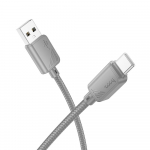 Hoco USB-kaabel A-st USB-C-sse, 3A, 1 m, hall, X113