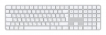 APPLE Maagiline klaviatuur Universaalne USB + Bluetooth QWERTY Venekeelne Valge