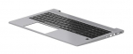 HP TOPCover W/KB CP DSC GR M26113-041, Keyboard, German,