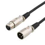 Deltaco XLR-1010 helikaabel 1 m must
