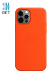 Riff Slim AND amp; Soft Silikoonist Pehme Tagakaas Apple iPhone'i 12 Pro Max Orange jaoks