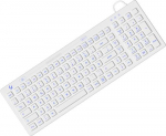 KEYSONIC KSK-6031INEL klaviatuur Tstuslik USB QWERTZ Saksamaa Valge
