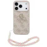 GUESS Juht 4G rihm 4G Classic logo iPhone 18 Pro / 17 Pro jaoks, roosa