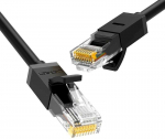 UGREEN 20164 Ethernet pistikukaabel RJ45 Cat 6 UTP 1000Mbps 10m Must