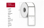 Capture Label 102 x 152mm, Core 76mm, Direct Thermal, CoatedPaper,