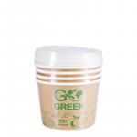 GoGreen Kompostitavad kaanega toidunud Go Green 470 ml, 5 tk. | 0,099 kg