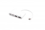 eSTUFF USB-C Hub 2 x USB-C 5 Gbps ports + 2 x