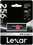 Lexar 256GB JumpDrive D300 USB 3.2 Black