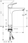 Washbasin faucet Hansgrohe Focus 31518000