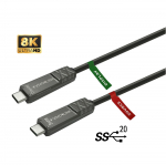 VivoLink USB-C USB-C kaabel 10 meetri pikkusega AV-ks