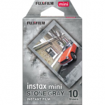 Fujifilm | Kohatidisega Fotoplaadid | Instax Mini Stone Gray | 54 x 86 mm | Pildisuurus: 46 x 62 mm | Kogus 10