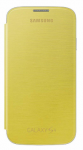 SAMSUNG Flip EF-FI950BYEGWW Originaalne raamatukarp Galaxy I9500 S4 Yellow jaoks