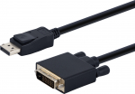 Fuj:tech Displayport - DVI -adapterikaapeli, 5m (AP-024A-5m)