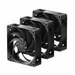 HAVN H12 kotelotuuletin 120 x 30 mm, musta, 3 kpl (HVN-FS-H1230-02-TRI)