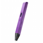 Riff RP800A Pro Slim 3D Pen Printing Pen with LCD with 1.75mm ABS/PLA Filament wire AC Powered Purple
