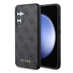 GUESS GUHCS24SG4GFGR S24 S921 tarna/must hardcase 4G Metal Gold Logo