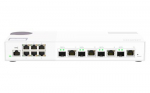 QNAP QSW-M2106-4C vrgussteem juhtimine L2 2,5G Ethernet (100/1000/2500) Valge