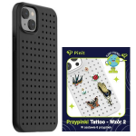 Pinit Dynamic + Tattoo Case Set PiniPhone'i 14 / 15 / 13 6.1" mustriline 2