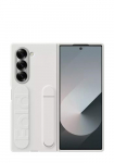 SAMSUNG Silikoonist aluse mbris koos rihmaga valge, Galaxy Fold6 jaoks, EF-MF956TW