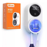 Bitvae X122 universaalne hambaharja sterilisaator LED-ekraaniga, 1800mAh, valge