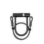 Axa U-lukustus Newton Mini+Kaabel 100*8, teraskabeliga