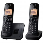 PANASONIC KX-TGC212 DECT telefon, kneidentifikaator, must