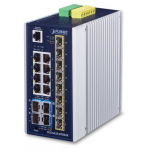 Planet IP30 Industrial L3 8-Port 10/100/1000T +8-port 100/1000X